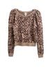 Maeve Leopard Print Tan Brown Sweater Vest Size M - photo 1