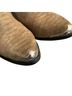 Jeffrey Campbell 100% Suede Snake Print Tan Ankle Boots Size 8 - photo 2