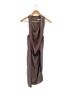 Helmut Lang 100% Polyester 100% Lambskin Brown Cocktail Dress Size 6 - photo 4
