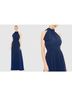 Mac Duggal 100% Polyester Blue Cocktail Dress Size 10 - photo 3