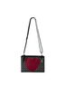 Brighton 100% Other Jacquard Black Red Crossbody Bag One size - photo 1
