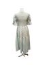 Tuckernuck Graphic Checkered-gingham Green White Casual Dress Size M - photo 2