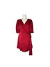 Ronny Kobo Jacquard Red Cocktail Dress Size M - photo 1