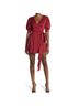 Ronny Kobo Jacquard Red Cocktail Dress Size M - photo 4
