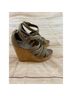 Tory Burch 100% Leather Snake Print Brown Wedges Size 8 1/2 - photo 13