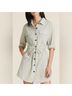 Veronica Beard Plaid Green White Casual Dress Size L - photo 4