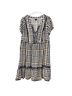 Torrid 100% Rayon Plaid Black White Yellow Casual Dress Size 2X - photo 1