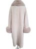 NVLT 100% Polyester Ivory Coat Size L - photo 2