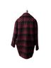 Coach Plaid Red Black Coat Size M - photo 2