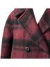 Coach Plaid Red Black Coat Size M - photo 9