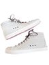 P448 100% Leather Solid White Pink Sneakers Size 7 - photo 2