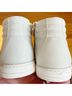 P448 100% Leather Solid White Pink Sneakers Size 7 - photo 7