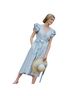 Baybala Floral Blue White Casual Dress Size S - photo 1