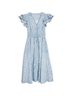 Baybala Floral Blue White Casual Dress Size S - photo 3