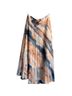 AaKaa 100% Polyester 100% Rayon Tie-dye Multi Color Casual Skirt Size S - photo 1