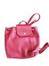 Longchamp 100% Leather Red Backpack One size - photo 1