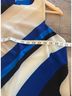 Milly 90% Polyester 10% Elastane 100% Polyester Print Blue White Black Cocktail Dress Size 8 - photo 7
