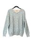 L.L.Bean 100% Supima Cotton Paisley Blue Purple Cardigan Size 1X - photo 1