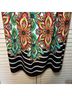 Eliza J 100% Polyester Floral Stripes Multi Color Cocktail Dress Size 4 - photo 6