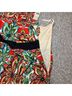 Eliza J 100% Polyester Floral Stripes Multi Color Cocktail Dress Size 4 - photo 12