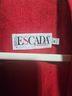 Escada 100% Linen Solid Red Jacket One size - photo 3