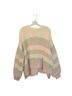 Xirena Stripes Ivory Pink Gray Casual Sweaters Size M - photo 1