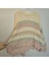 Xirena Stripes Ivory Pink Gray Casual Sweaters Size M - photo 4