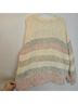 Xirena Stripes Ivory Pink Gray Casual Sweaters Size M - photo 7