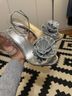 Marc Fisher Solid Silver Heels Size 6 - photo 8