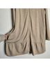 Purejill 100% Cotton Solid Tan Jacket Size L - photo 4