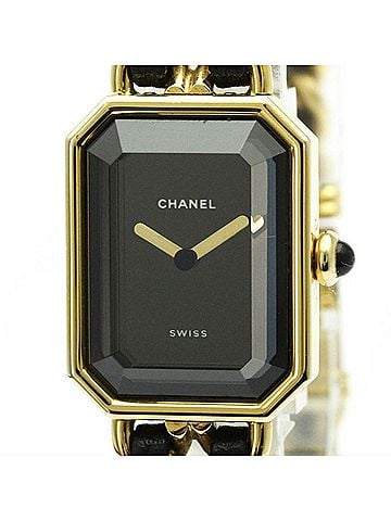 Chanel CHANEL Premiere Size L Gold Plated Quartz Ladies Watch H0001 (view 1)