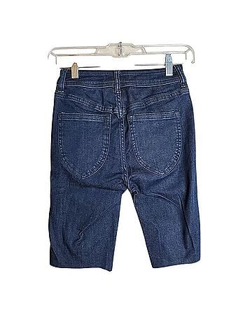 Free People So Chic Denim Cutoff Bermuda Biker Shorts Denim Shorts (view 2)