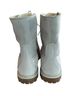 Timberland 100% Leather Solid Gray Boots Size 9 - photo 4