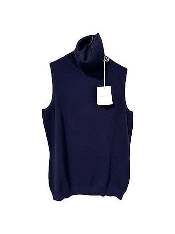 Cashmere Dolcevita Sleeveless T-Shirt (view 1)