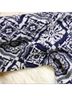 Express 100% Acrylic Aztec Or Tribal Print Blue Pullover Sweater Size L - photo 5