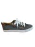 Twisted 100% Canvas Solid Gray Sneakers Size 10 - photo 1
