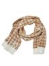 Timberland 100% Acrylic Plaid Brown Ivory Scarf One size - photo 2