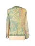 Zara Paisley Yellow Green Long Sleeve Blouse Size L - photo 2