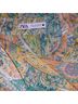 Zara Paisley Yellow Green Long Sleeve Blouse Size L - photo 3