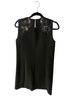 BCBGMAXAZRIA Color Block Floral Graphic Solid Black Cocktail Dress Size 2 - photo 2