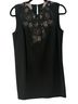 BCBGMAXAZRIA Color Block Floral Graphic Solid Black Cocktail Dress Size 2 - photo 1