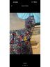 Ann Taylor Floral Multi Color Short Sleeve Blouse Size L - photo 4