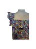 Ann Taylor Floral Multi Color Short Sleeve Blouse Size L - photo 5
