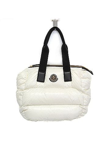 Moncler Moncler CARADOC H209B5D00005 M2176 Women's Nylon Handbag,Tote Bag Black,White (view 1)