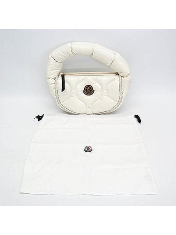 Moncler Moncler DELILAH I109B5C00001 Women,Men Nylon Handbag White (view 2)