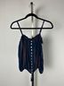 Elan U.S.A. Stripes Blue Tank Top Size S - photo 4