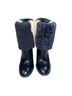 Tory Burch Color Block Blue Green White Boots Size 7 - photo 5