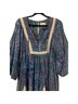 Anthropologie Paisley Blue White Romper Size M - photo 6
