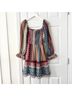 Nordstrom 100% Polyester 4% Spandex Chevron-herringbone Multi Color Casual Dress Size XS - photo 4