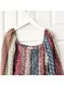 Nordstrom 100% Polyester 4% Spandex Chevron-herringbone Multi Color Casual Dress Size XS - photo 5